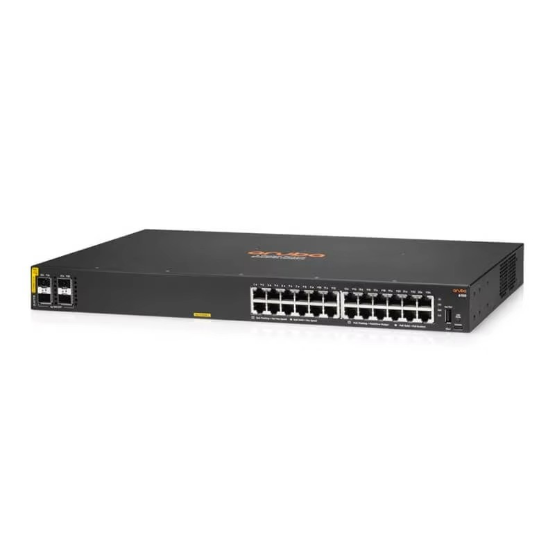 New Aruba JL259A 2930F 24 Port Gigabit Switch with PoE+ Support and 10GbE Uplink Layer 3 Network Switch