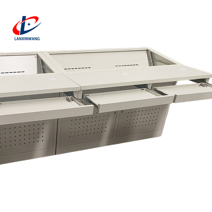 Monitoring Consoles Custom Metal Fabrication for Control Room Systems