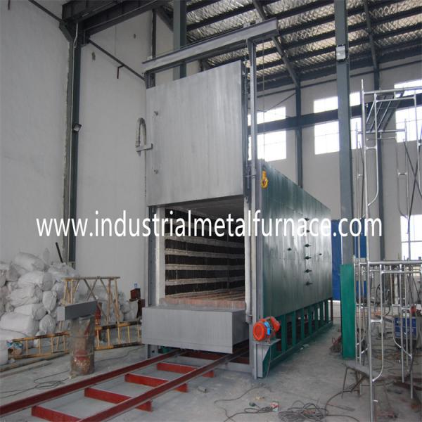 Industrial Electric Resistance 70KW Heat Treatment Car Bottom Furnace Bogie Hearth Furnace