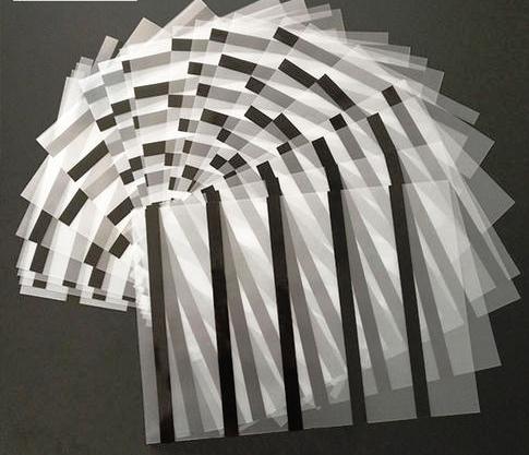 Black Color Magnetic Stripes Coated Film Hi-Co Magnetic Stripe For PVC Card Lamination