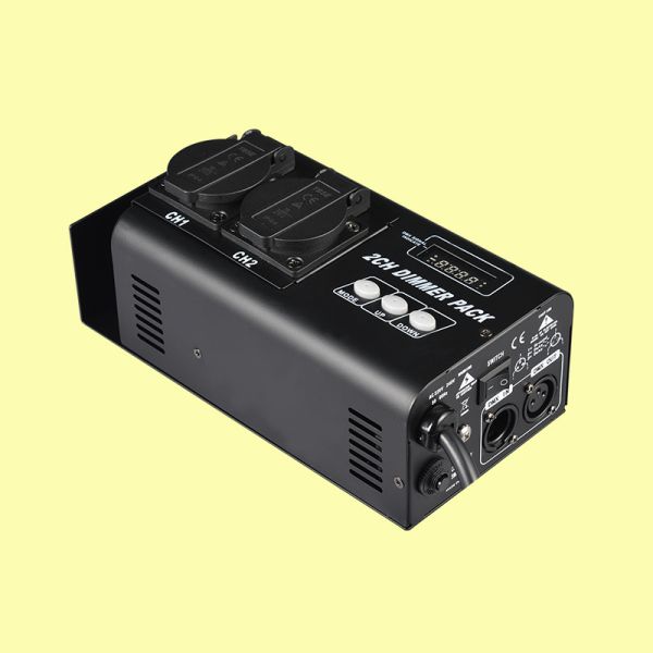 NEBULA 2 Channel Digital DMX Controller LED Light Switch Box Dimmer Pack