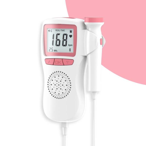 Monitor Fetal do bolso Fetal ultrassônico médico do detector da pulsação do coração da classe II Doppler