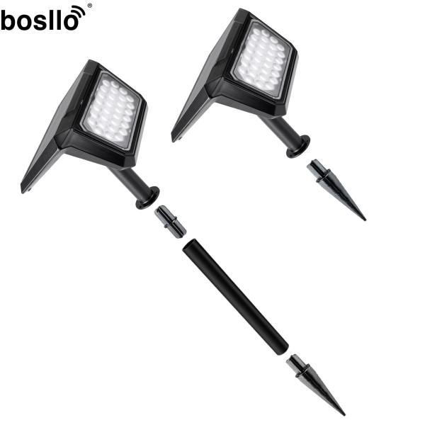 Solar Powered Outdoor Lights 400/200 Lumens with 8-10 Hours Working Time and 30LED