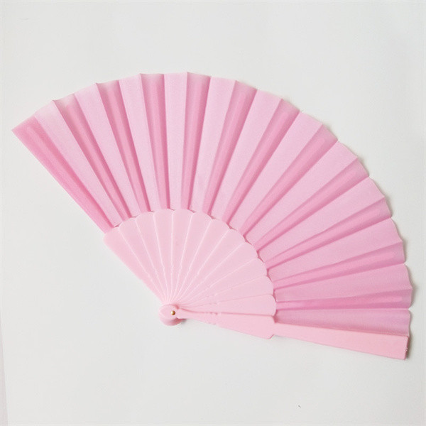 Japanese Small Plastic Foldable Hand Fans open 43cm For Wedding Favor