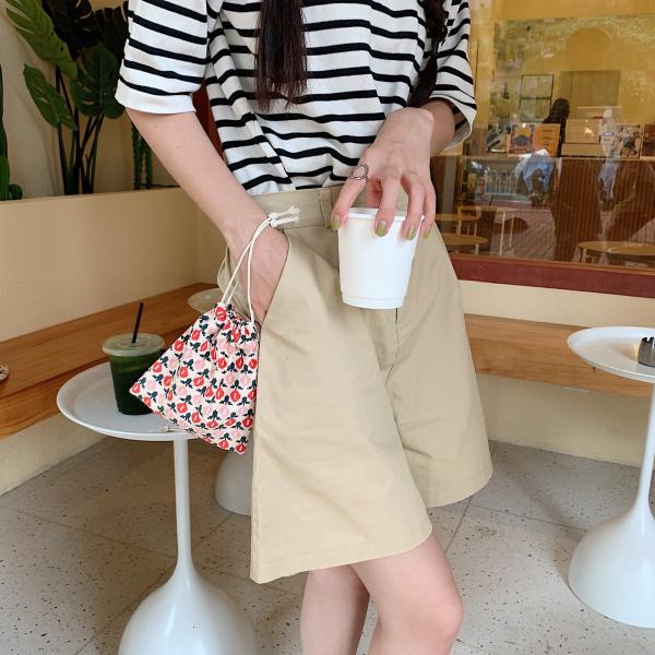 Custom Logo Print Canvas Cotton Jewelry Pouch Drawstring Shoe Bag for Fashion Style