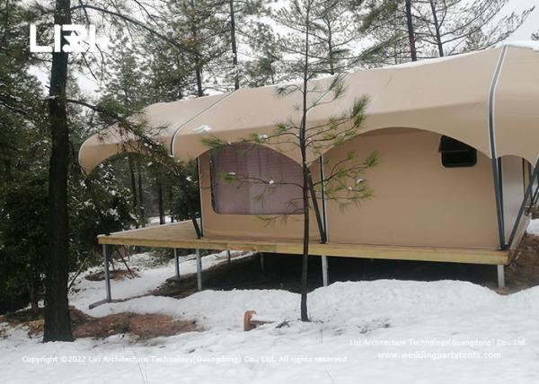 Luxury Hawaii Glamping Hotel Resort Tent Platform 4.5m Span Width
