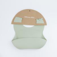 Customized Logo Silicone Baby Bib , Waterproof Feeding Bibs For Girls Boys