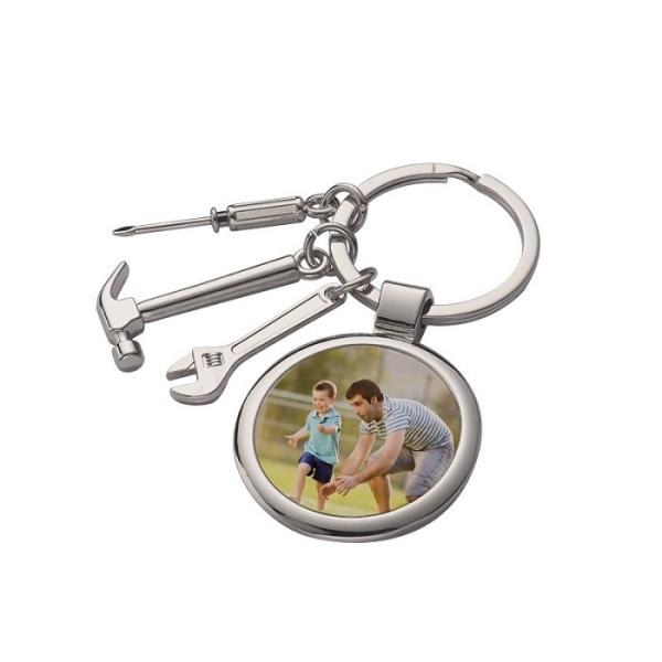 Gifts For Dad Fathers Day Metal Custom Tool Keychain Sublimation Keychains Blanks