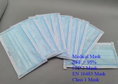 Silk Like Disposable Non Woven Face Mask , Safe Disposable Dust Masks Ffp3