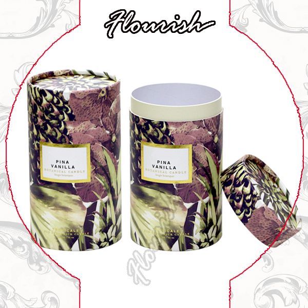 Boîte en papier rigide cylindrique pour le thé, le café, les bonbons, les fleurs, le carton, le cadeau