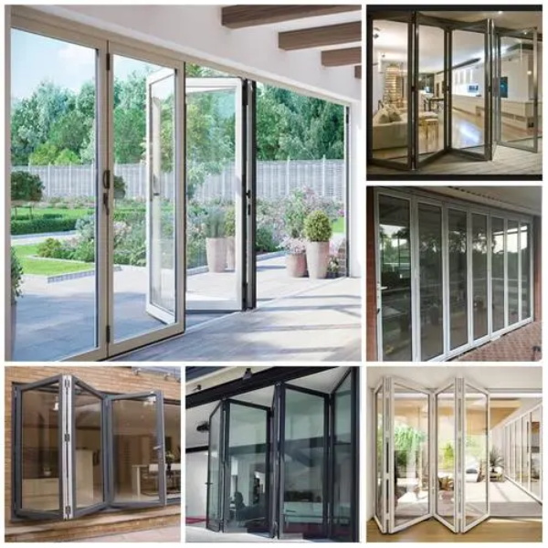 Residential Exterior Aluminum Sliding Glass Doors 15mm Double Glazed Tempered Glass