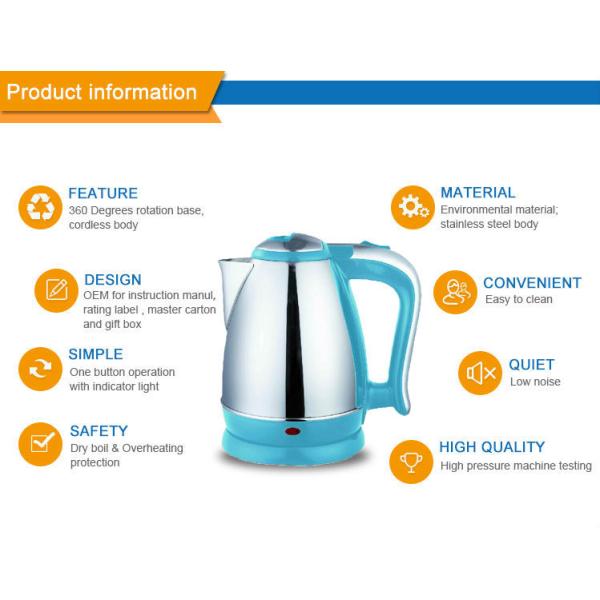 Бесшнуровой электрический чайник бака Boilng для продажи