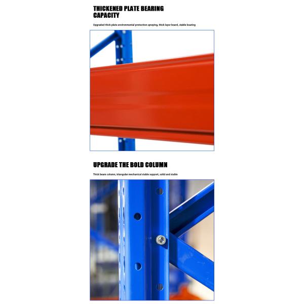 Heavy Duty Industrial Warehouse Metal Rack With Adjustable Shelves