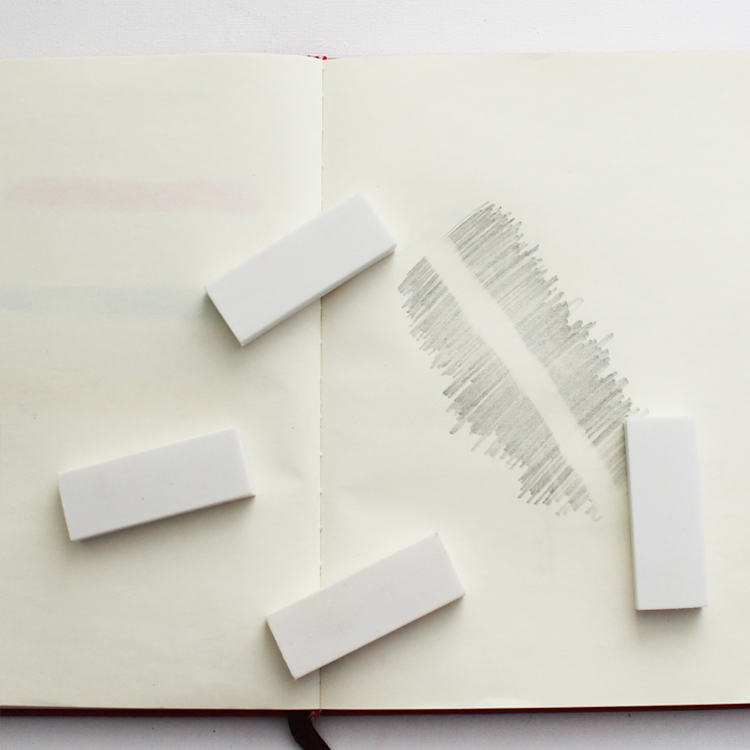 Wholesale high quality cheap price office white rubber eraser