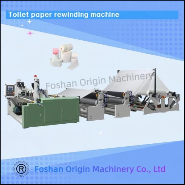 Toilet Paper / Maxi Roll / JRT / Industrial Hand Towel Rewinder Making Machine Production Line Economic