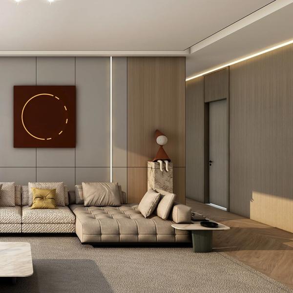 Waterproof Decorative Wall Panel with Marble Texture for Easy Installation and Moisture-Proof Interior Cladding