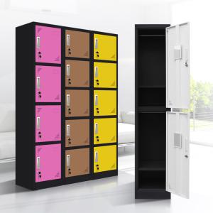 colorful 5 Tier 0.9mm Steel 450mm depth Middle School Lockers