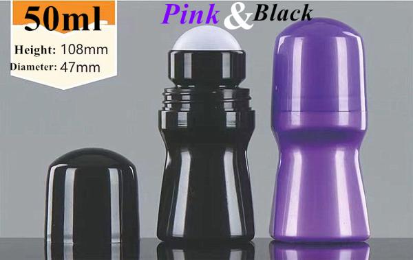 White Plastic Roll On Bottle 60ml Roll On Containers For Essential Oils