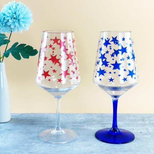 Big Capacity 21oz Reusable Plastic Wine Glasses Bulk For Poolside