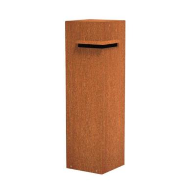 Caixa residencial de Rusty Corten Steel Landscape Letter do Curbside