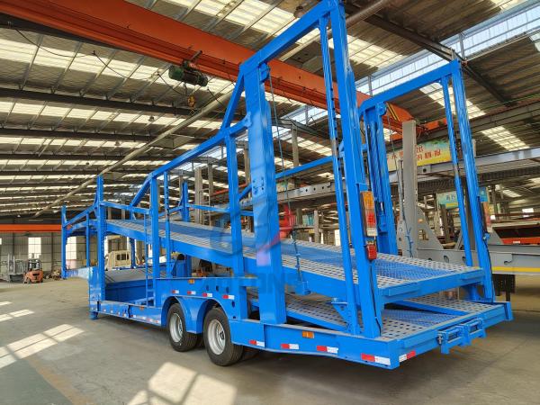 Dimension personnalisée véhicule de transport semi-remorque avec 28T deux vitesses Landing jambe