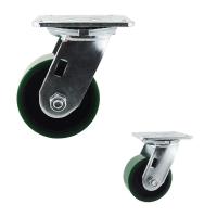 4x2 avançam rodízios resistentes de gerencio verdes do núcleo de ferro de 360 graus