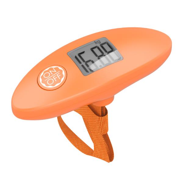 Conveniently-Sized and Easy-to- Mini Digital Scale for Luggage With Strap Button Battery Included
