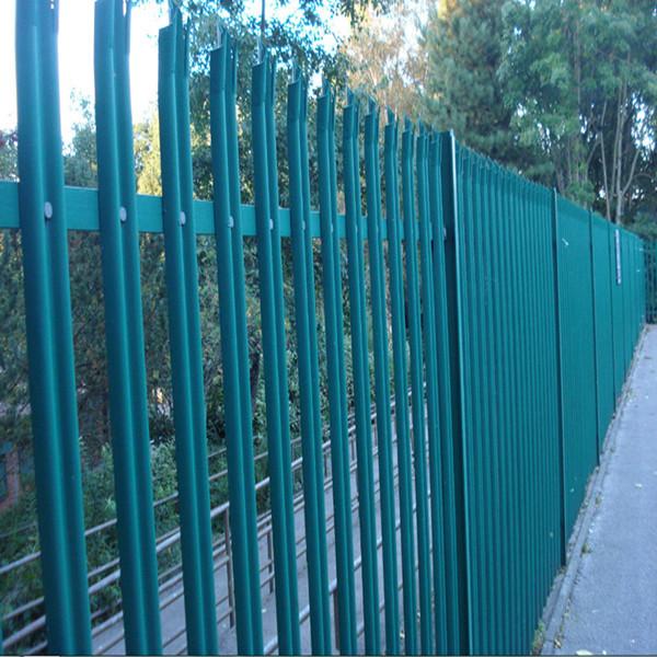 Customized Metal Palisade Fence , Eco Friendly Steel Palisade Fence Panels