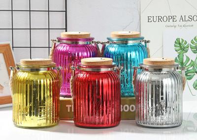 Do castiçal vazio dos recipientes de vidro da decoração do casamento tamanho pequeno transparente