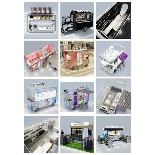 Multifunctional Automatic Gasoline Food Trailer for Full Automatic Mobile Food Truck