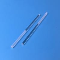 La moitié a poli le quartz Rod Half Sand Blasted capillaire 1 entaille à l'extrémité