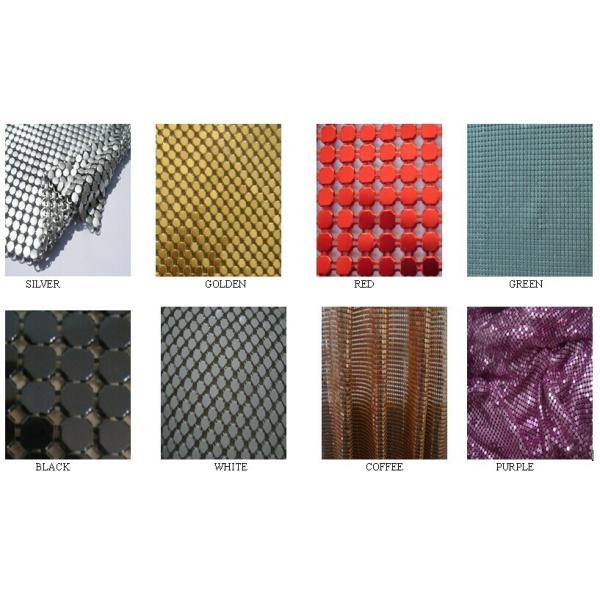 Decorative Metal Mesh Fabric Aluminum Sequin