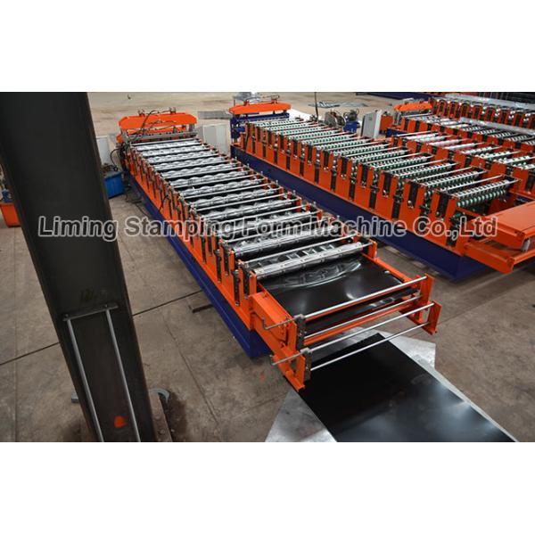 Liming Metal Roofing Sheet Making Machine , 3.5T Colour Coated Sheet Making Machine