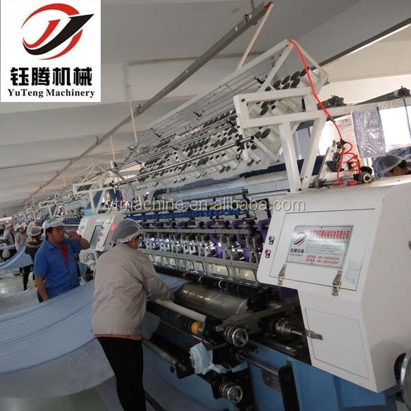 Meca máquina informatizada de quilting multi-agulha YGB96-2-3