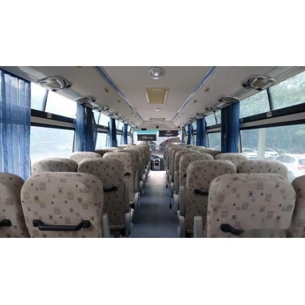 Used Yutong Bus ZK6107 49 Seats Left Steering Airbag Chassis Yuchai Rear Engine Low Kilometer