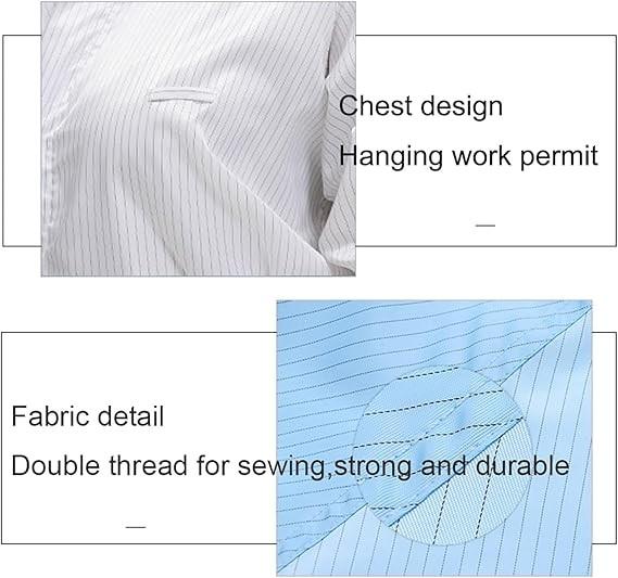 ESD Cleanroom Coverall Antistatic Lab Coats ESD Suit Work Clothes