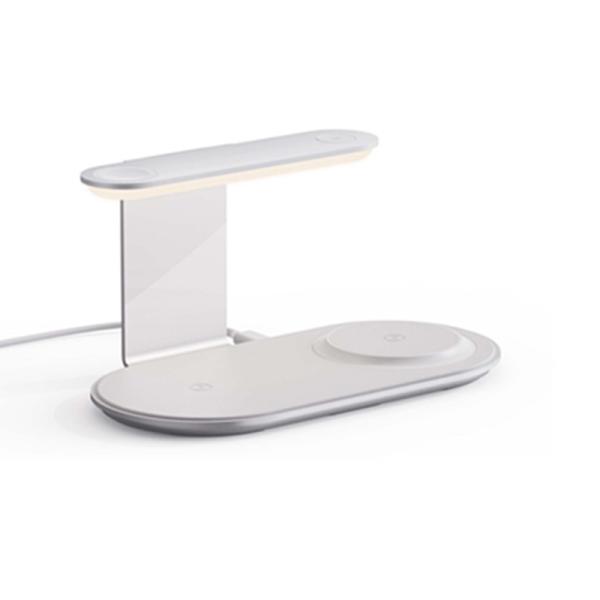 3 In 1 Portable Mobile Phone Charger Stand 15W/10W/7.5W/5W Output Type-C Interface for Apple and Samsung Phones