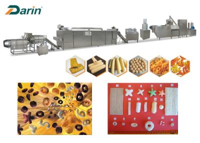 Fast Speed High Capacity Puff Snack Machine Food Corn Puff Snacks Making