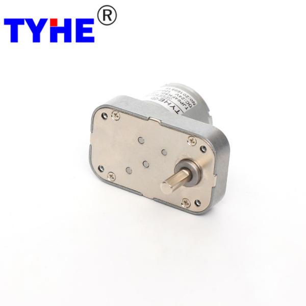 3 Volt PMDC Flat Gear Motor Low Noise Right Angle Gearmotor For Valve