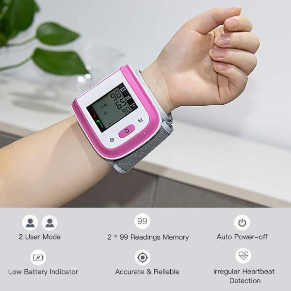 LCD Display Digital Blood Pressure Monitor Clinical Home Sphygmomanometer