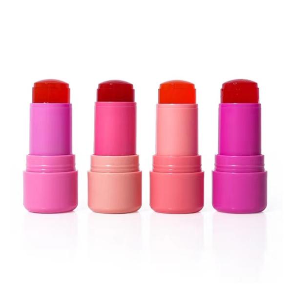 3G Tubos de labios vacíos diarios Cuidado nutritivo Bálsamo labial Hidratante Maquillaje de color puro Bálsamo labial rosa