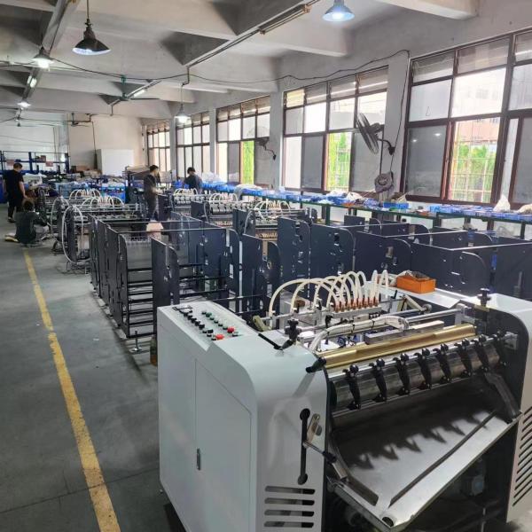 Speed Paper Sheet Auto Feeding Box Gluing Machine For Cigarette Box Jeweler Box