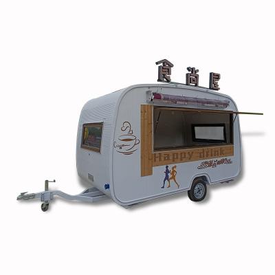 Remorque de vente mobile de fruits et légumes de camion de nourriture mobile de salle à manger de petit déjeuner