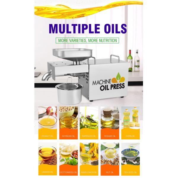Automatic Grade High Yield Canola Oil Extraction Machine for Home Oil Press/Coconut Oil Squeezer