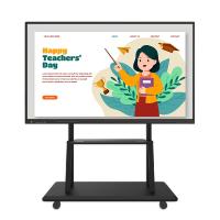 3576 Puce Écriture lisse Edu Touch Interactif Panneau plat 4K Tableau blanc numérique