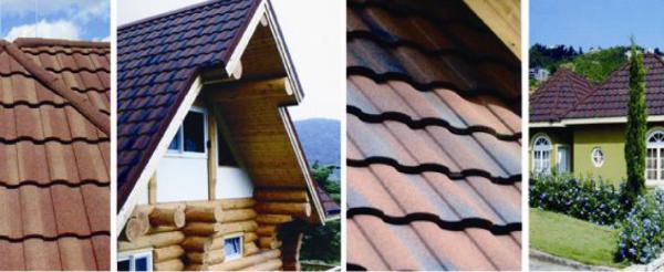 anti-fade stone coated metal roof tile/natural color harvey metal roofing tiles