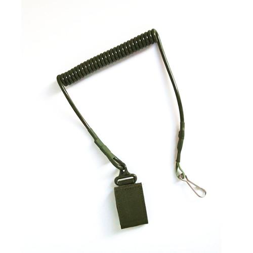 TPU Military Tactical Pistol Lanyard With Nylon Web Snap Closure