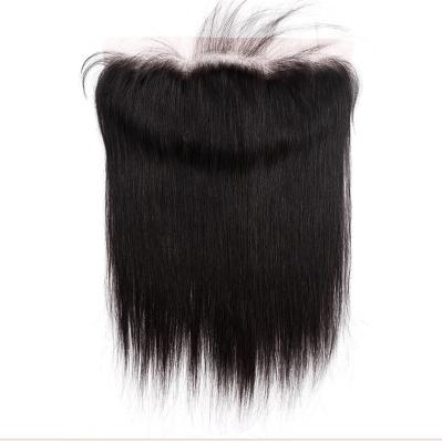 Fechamento transparente fino do Virgin 13x4 frontal suíço do laço do cabelo humano arrancado pre