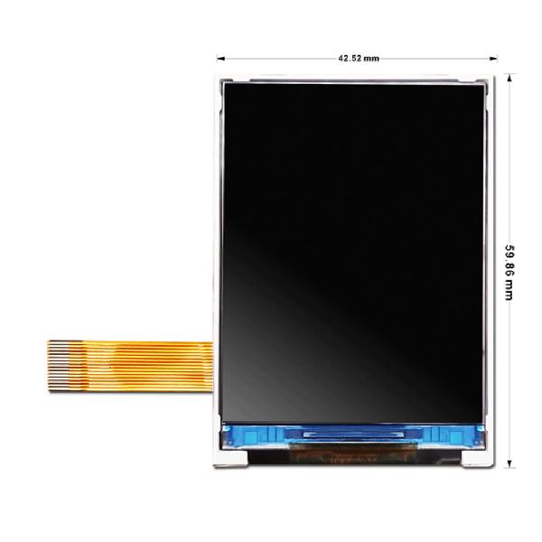 Multiscene 2,4 luminosité TFT-H024B12QVIFT8N15 de l'affichage 240x320 de TFT LCD intense