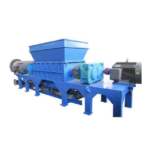 Professional Waste Tire Shredder Machine Q235 Body Material Optional Color